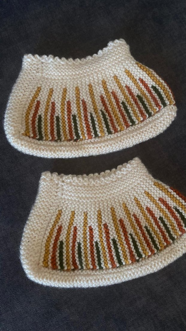 örgü patik - Görsel 2