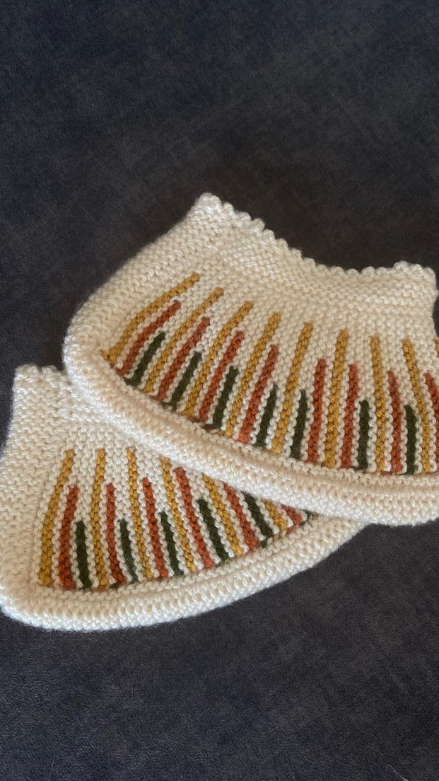 örgü patik - Görsel 3