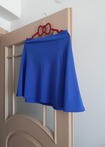 Parlak Mavi Mini Hamile Eteği - Görsel 2