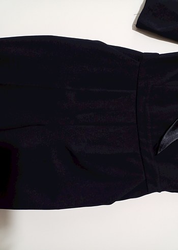 Siyah Saten Detaylı Kadın Uzun Kollu Tulum - Görsel 10