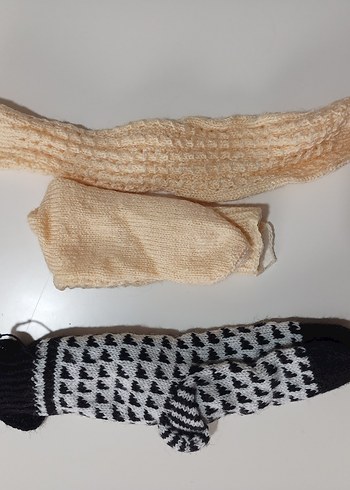 Motifli Çeyizlik Uzun Patik Çorap - Görsel 5