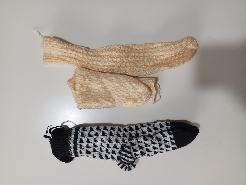 Motifli Çeyizlik Uzun Patik Çorap - Görsel 5