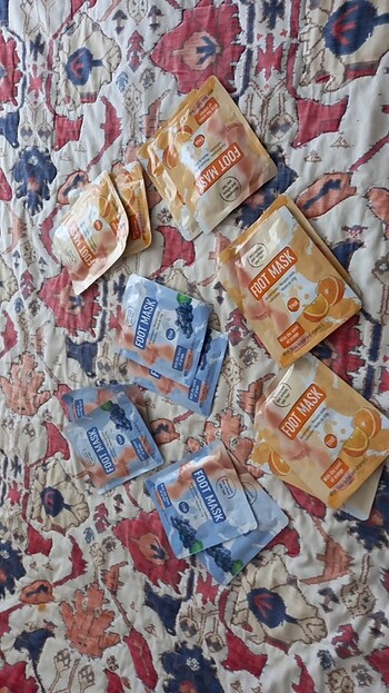 12 tane Ayak bakim maskesi çok ucuza veriyorum