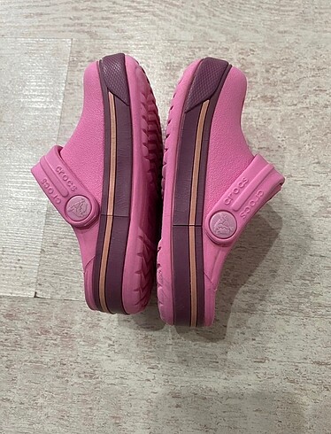 20 Beden pembe Renk Crocs bebek terlik