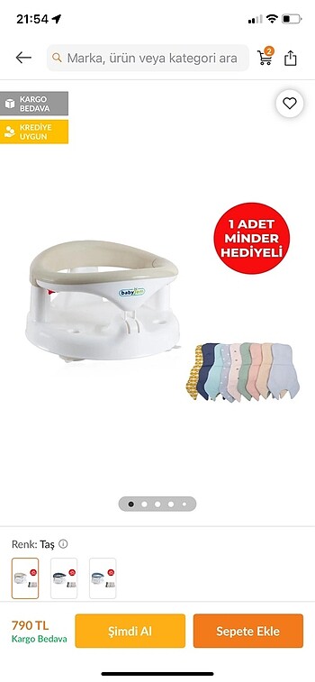 Yandan açılır mama oturağı
