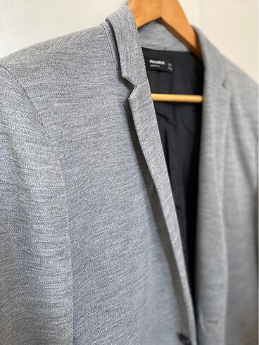 l Beden gri Renk Erkek blazer ceket