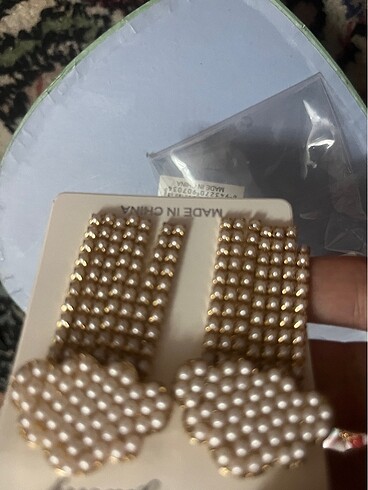 Diğer Şık gold küpe