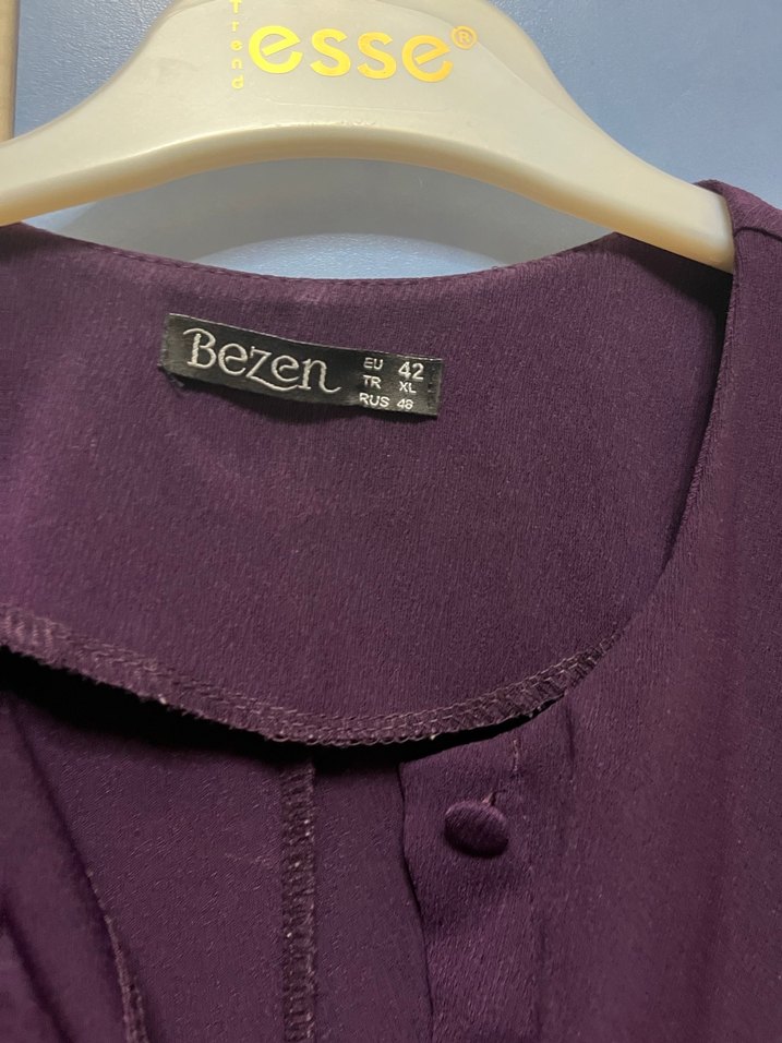 Mor ceket gömlek - Görsel 2