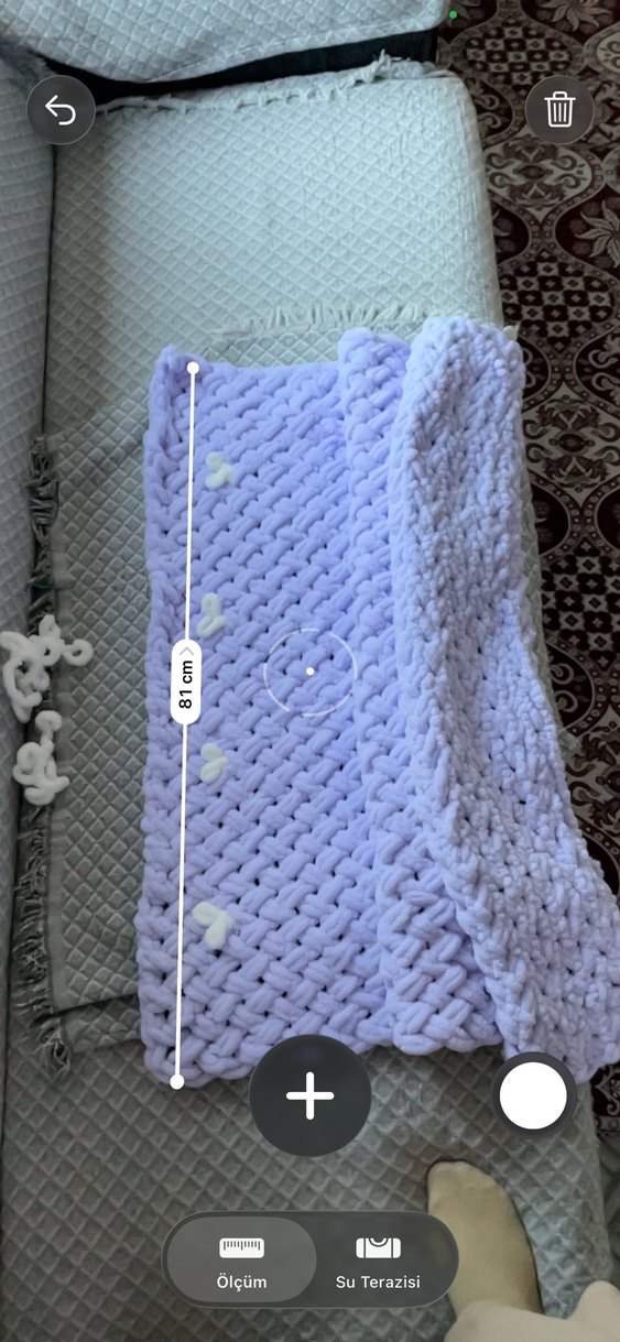 Puffy kalp detaylı bebek battaniyesi - Görsel 4