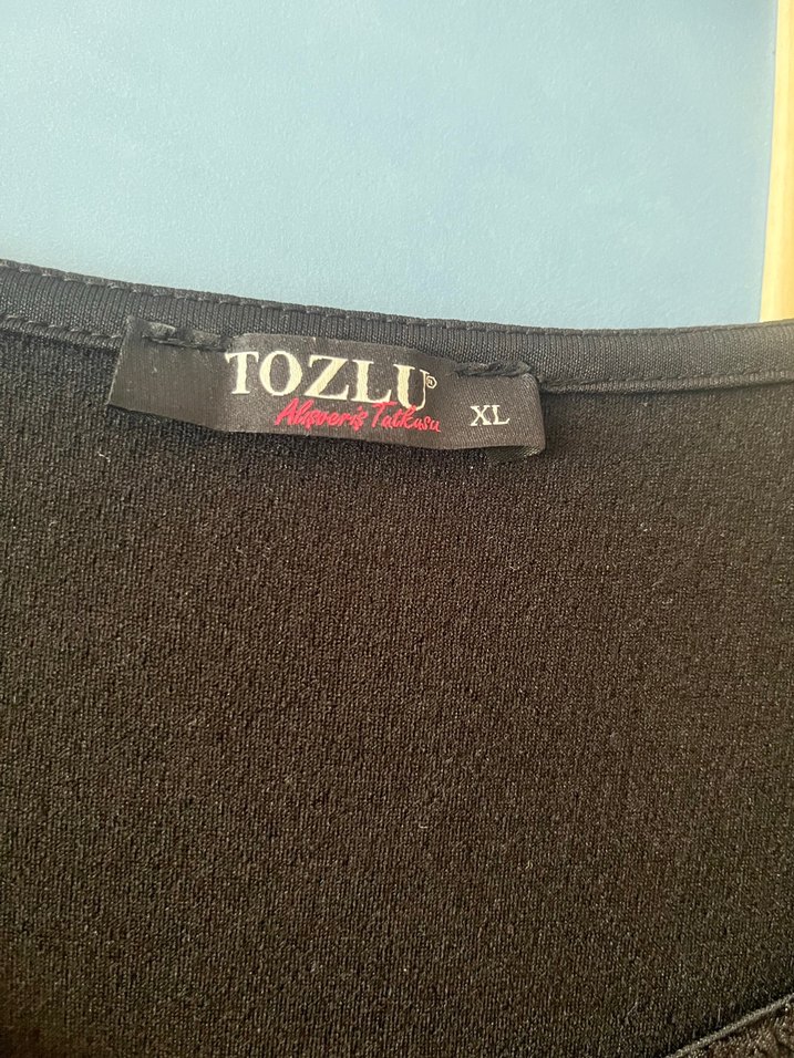 V Yaka Kolsuz Kadın  Elbise - Görsel 5