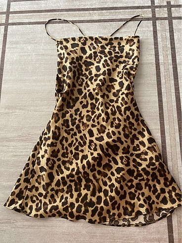 s Beden Zara leopar elbise