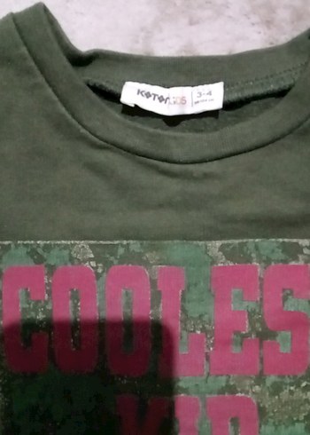 Erkek Çocuk Yeşil Baskılı Sweatshirt - Görsel 3