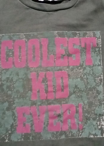 Erkek Çocuk Yeşil Baskılı Sweatshirt - Görsel 2