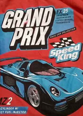 Erkek Çocuk Kırmızı Baskılı Sweatshirt - Görsel 3