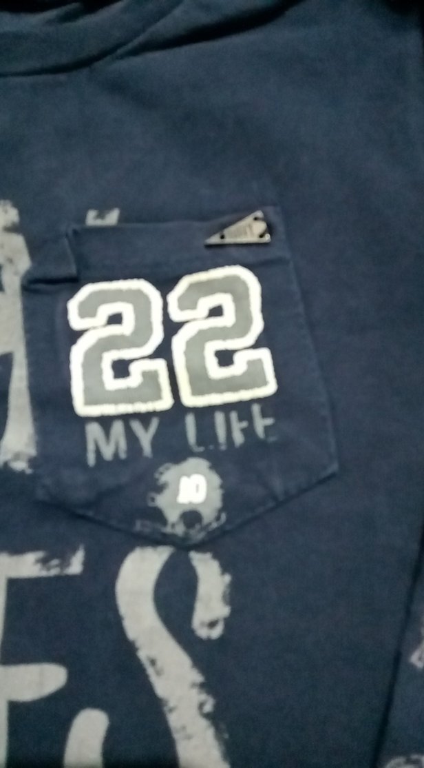 Erkek Çocuk Mavi Baskılı Sweatshirt - Görsel 2