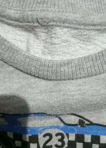 Gri Erkek Çocuk Baskılı Sweatshirt - Görsel 2