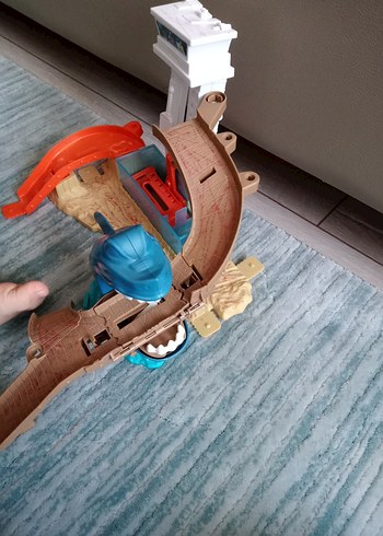 Kum Rengi ve Mavi Oyuncak Tabanca Seti - Görsel 2