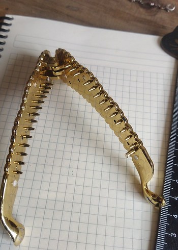 Vintage muz Saç Tokası - Görsel 5