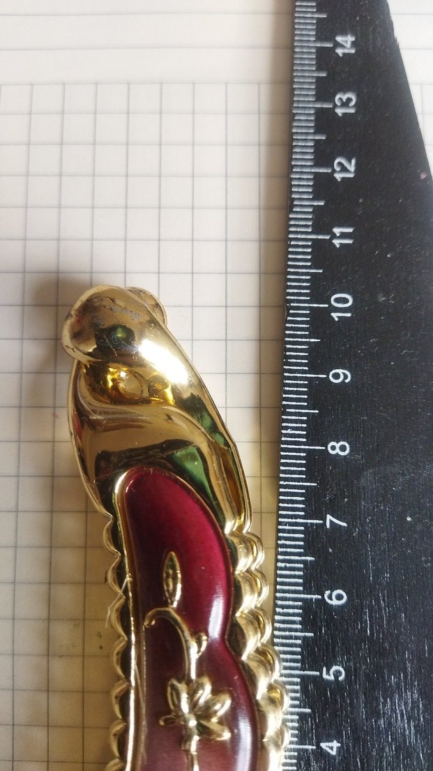 Vintage muz Saç Tokası - Görsel 2