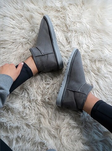 36 Beden gri Renk Ugg ultra mini
