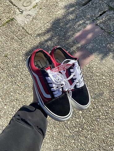 40 Beden bordo Renk VANS SPOR