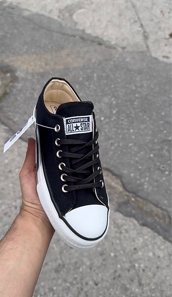 39 Beden siyah Renk Converse platform