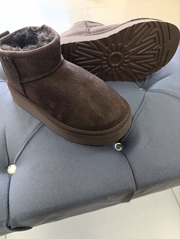 40 Beden kahverengi Renk Ugg platform