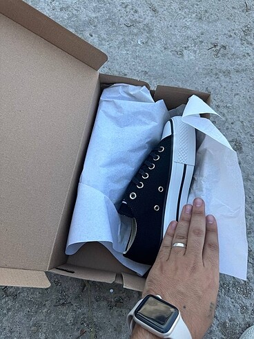 39 Beden siyah Renk Converse