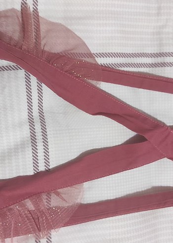LC Waikiki Pembe Parlak Fırfırlı Kız Eteği