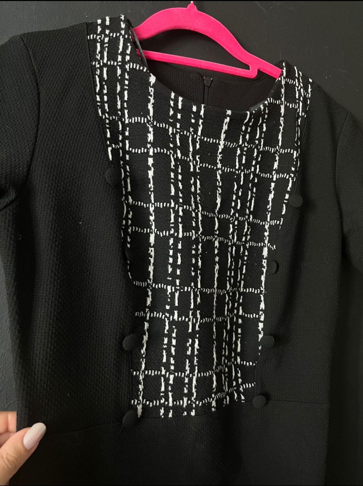 Adil Işık Örme Düğmeli Elbise - Görsel 5