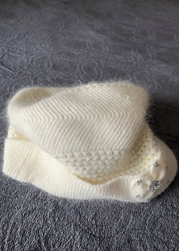 Yünlü Yumoş Örme Şapka Bere - Görsel 2