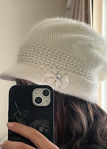 Yünlü Yumoş Örme Şapka Bere - Görsel 4