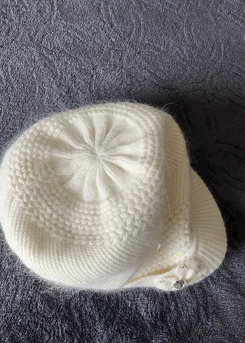 Yünlü Yumoş Örme Şapka Bere - Görsel 3