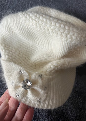 Yünlü Yumoş Örme Şapka Bere - Görsel 5