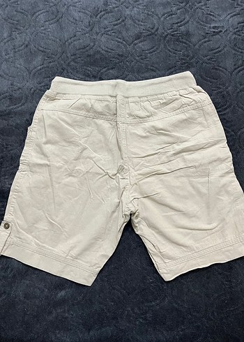 Bej Pamuk Rahat Kesim Kadın Şort - Görsel 5