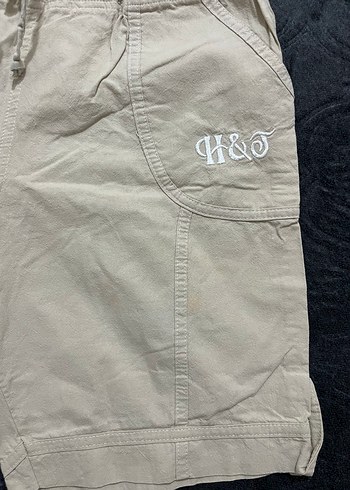 Bej Pamuk Rahat Kesim Kadın Şort - Görsel 6