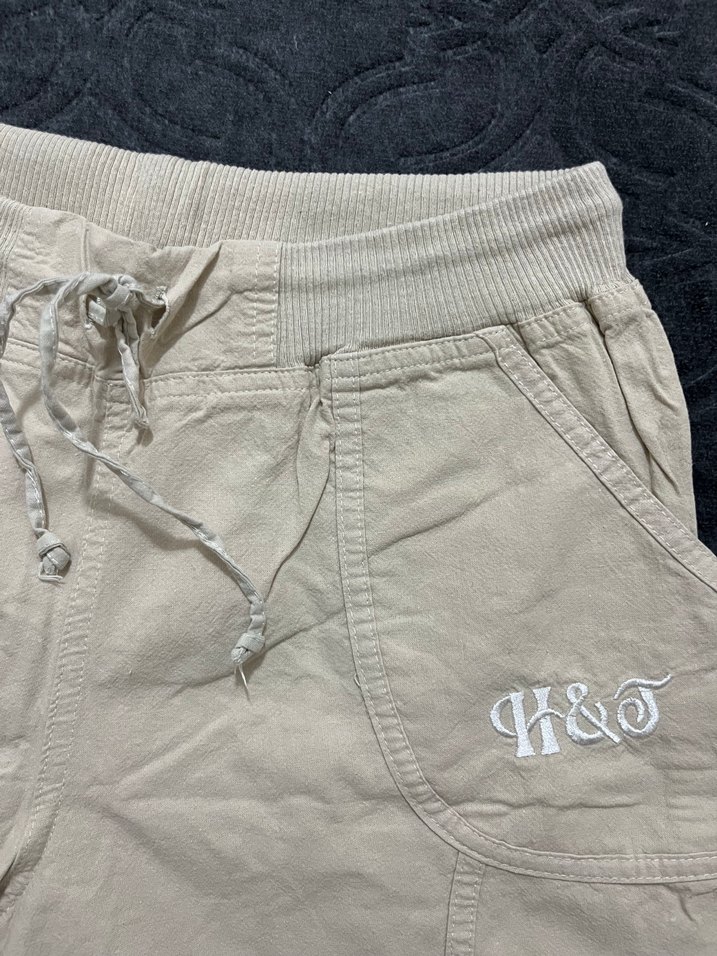 Bej Pamuk Rahat Kesim Kadın Şort - Görsel 3