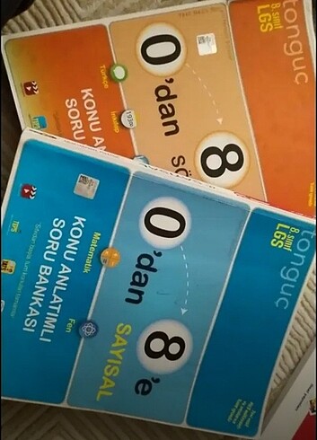 Tonguç 0 dan 8 e sözel ve sayısal