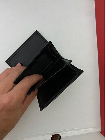 Karali erkek deri cuzdan - Görsel 6