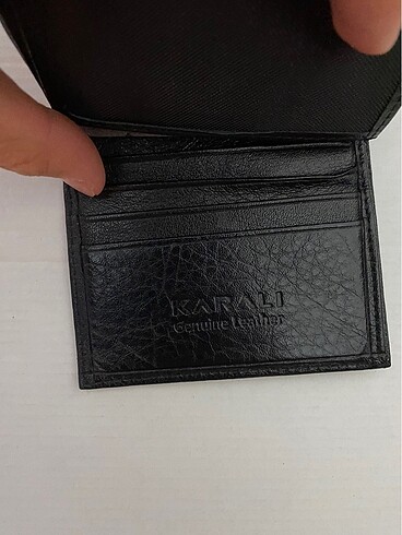 Karali erkek deri cuzdan - Görsel 3