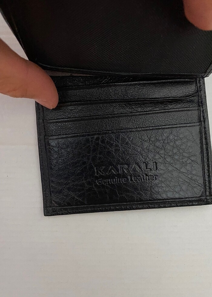 Karali erkek deri cuzdan - Görsel 3