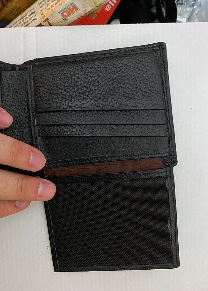 Karali erkek deri cuzdan - Görsel 3