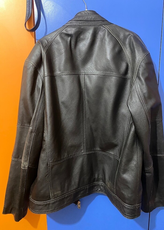 DANA DERİSİ ERKEK DERİ CEKET - Görsel 5