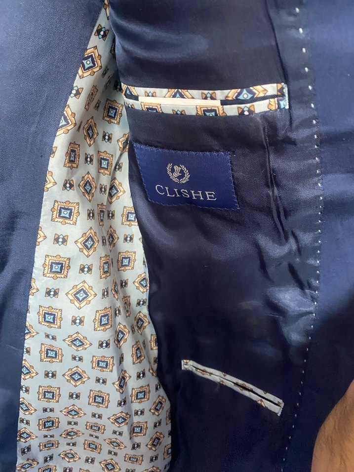 Mavi Düğmeli Erkek Ceket - Görsel 2