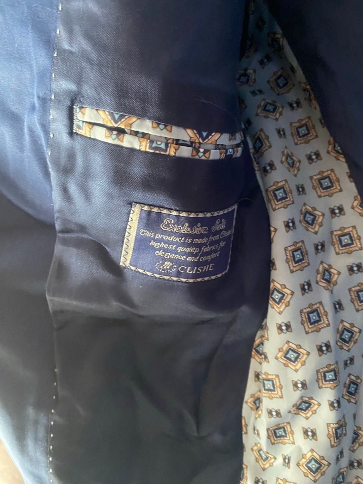 Mavi Düğmeli Erkek Ceket - Görsel 3