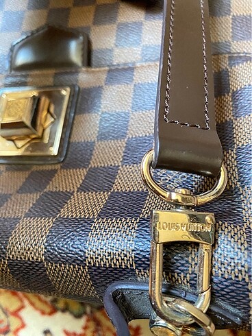  Beden kahverengi Renk Louis vuitton yüzde yüz orjinal kadın kol çantası