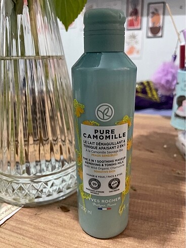Yves Rocher Makyaj Temizleme ve Tonik Sütü