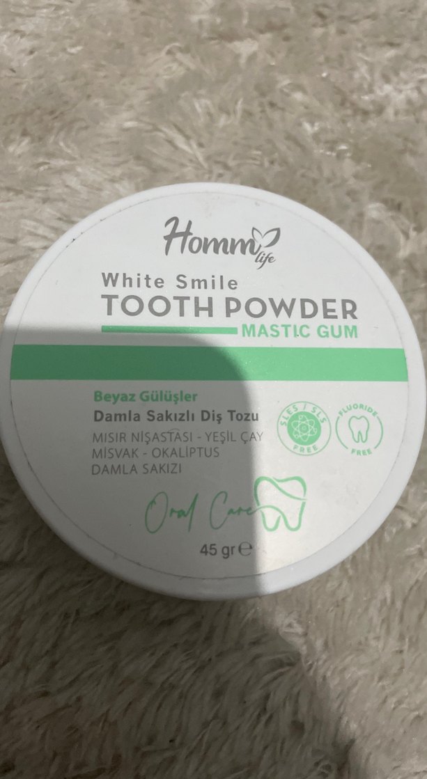 Damla Sakızlı Beyaz Diş Tozu - Görsel 2