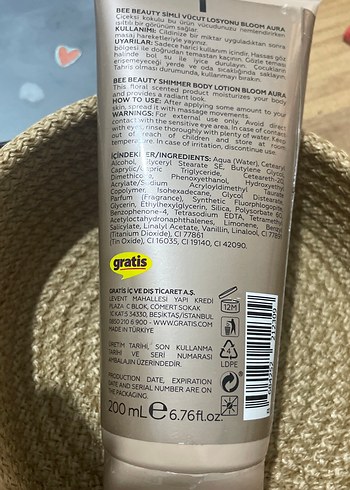 Beden Bee Beauty Bloom Aura Vücut Losyonu 200 ml