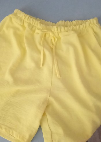 Sarı Hamile Mini Şort - Görsel 3